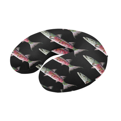 Barracuda Pattern Print Design 02 U-Shaped Travel Neck Pillow
