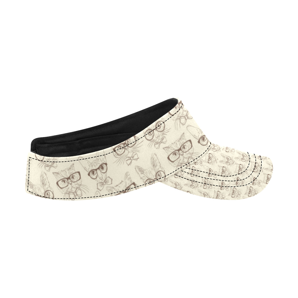 Cat Pattern Print Design 02 Unisex Sun Visor