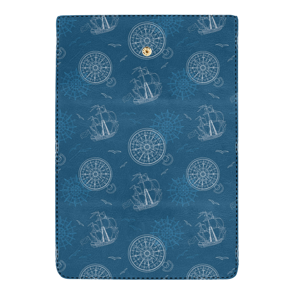 Nautical Pattern Print Design A04 Women's Trifold Wallet