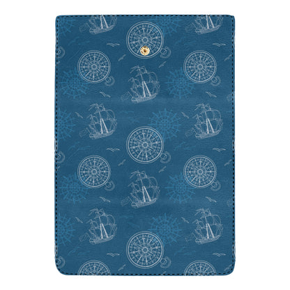 Nautical Pattern Print Design A04 Women's Trifold Wallet