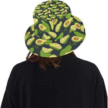 Avocado Pattern Print Design AC013 Unisex Bucket Hat