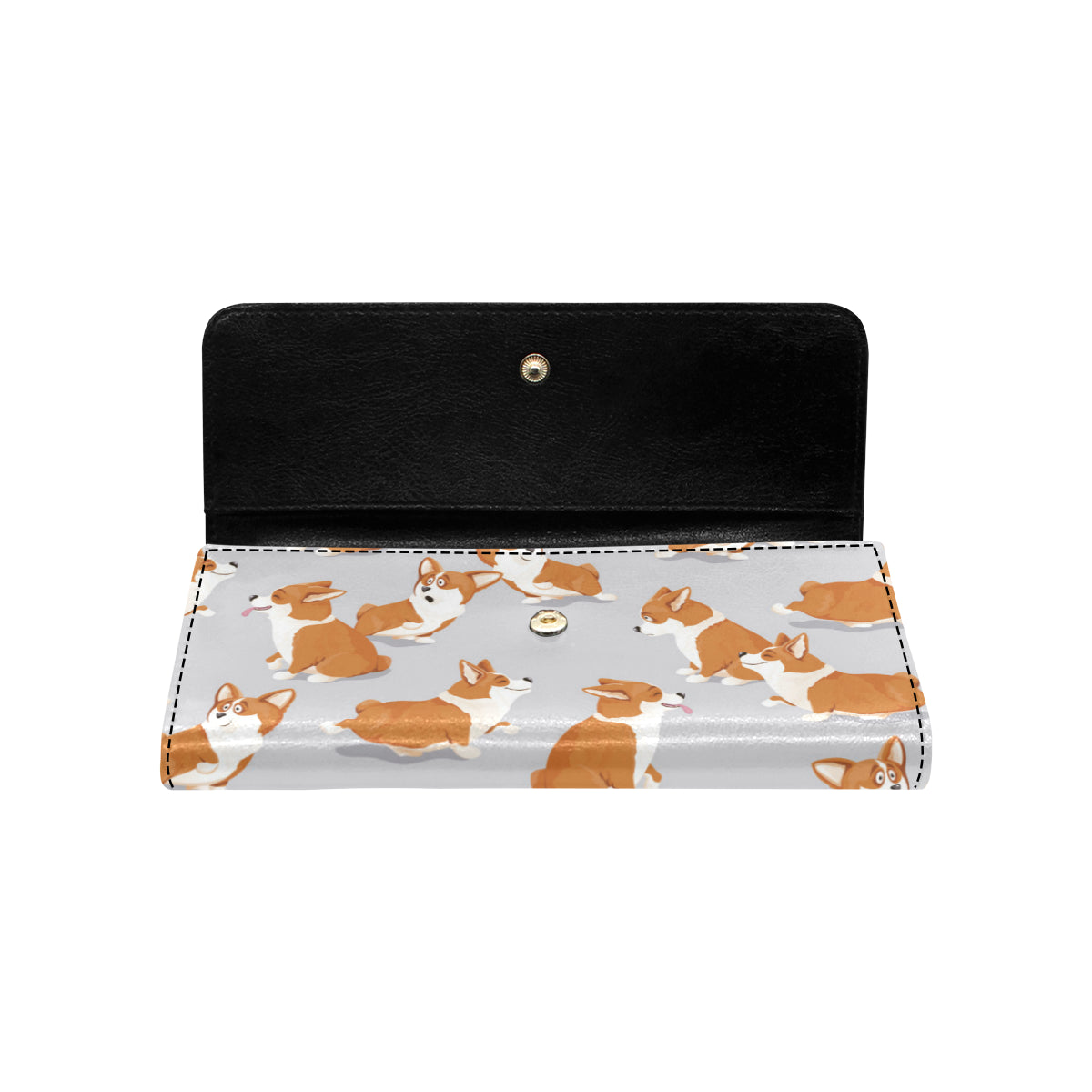 Pembroke Welsh Corgis Pattern Print Design A04 Women's Trifold Wallet