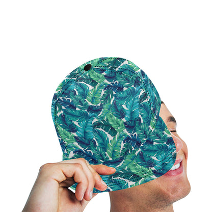 Brightness Tropical Palm Leaves Snapback Cap