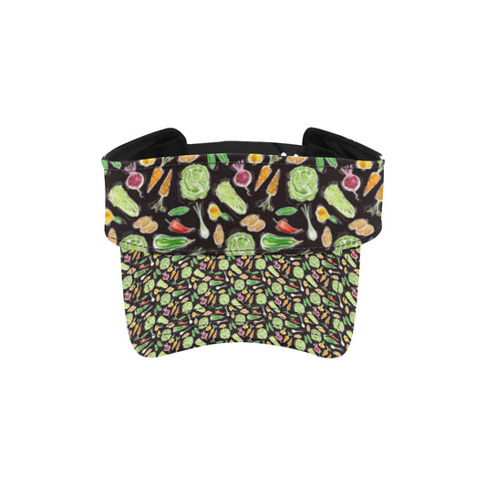 Vegan Draw Themed Design Print Unisex Sun Visor
