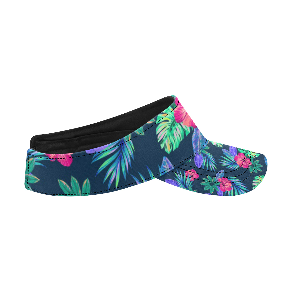 Tropical Flower Pattern Print Design TF09 Unisex Sun Visor