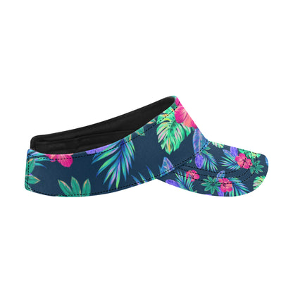 Tropical Flower Pattern Print Design TF09 Unisex Sun Visor