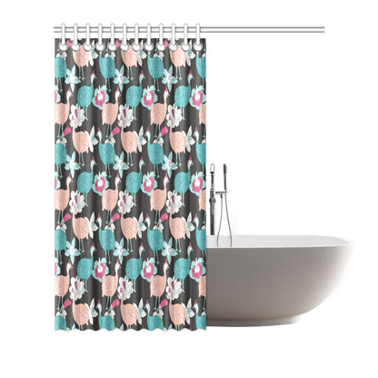 Guinea Fowl Pattern Print Design 03 Shower Curtain