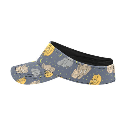 Safari Elephant Lion Print Design LKS303 Unisex Sun Visor