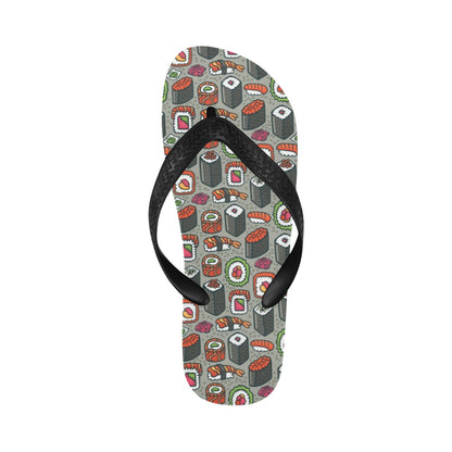 Sushi Print Design LKS301 Flip Flops