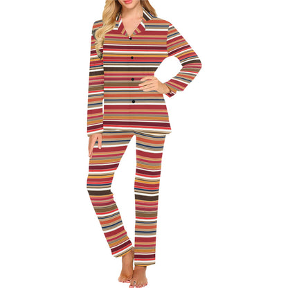 Serape Print Design LKS301 Women's Long Pajama Set