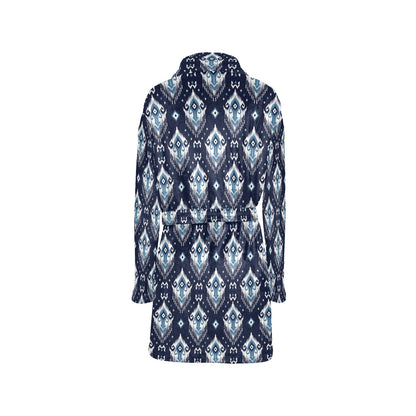 Ethnic Ornament Print Pattern Women's Fleece Robe