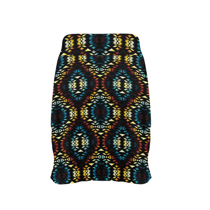 Tribal Pattern Print Design LKS309 17" Golf & Pickleball Skort with Pockets