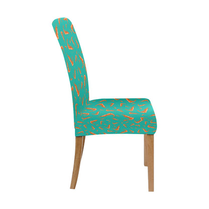Shrimp Print Design LKS301 Dining Chair Slipcover