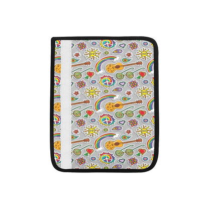 Hippie Print Design LKS306 Car Seat Belt Cover