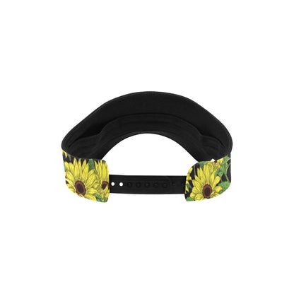 Sunflower Print Design LKS3010 Unisex Sun Visor