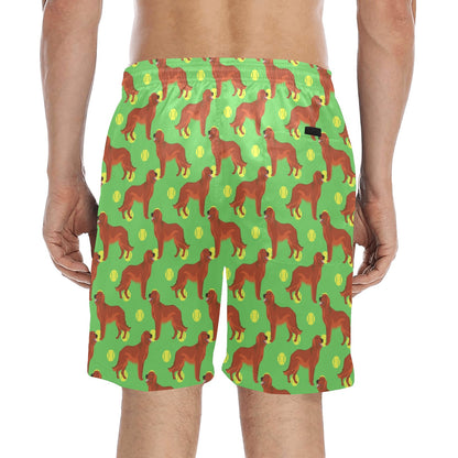 Setters Irish Print Design LKS302 Men's Swim Trunks Beach Shorts