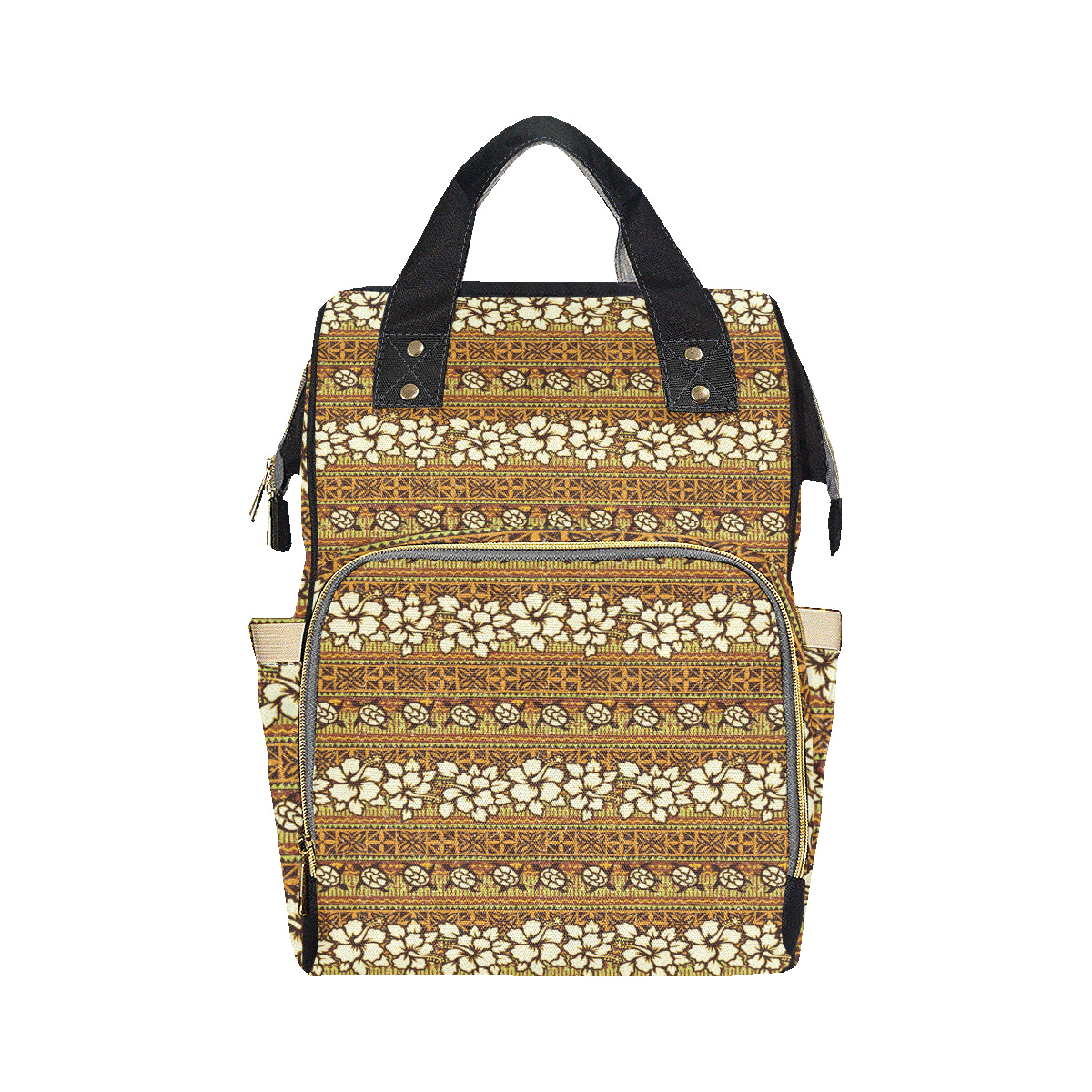 Hawaiian Themed Pattern Print Design H015 Diaper Bag Backpack