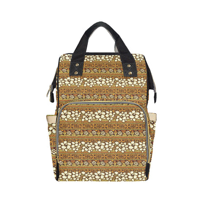 Hawaiian Themed Pattern Print Design H015 Diaper Bag Backpack