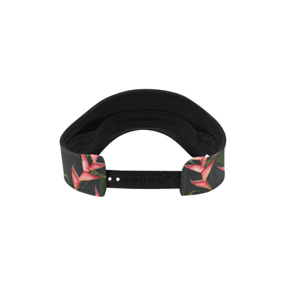 Heliconia Pattern Print Design HL07 Unisex Sun Visor