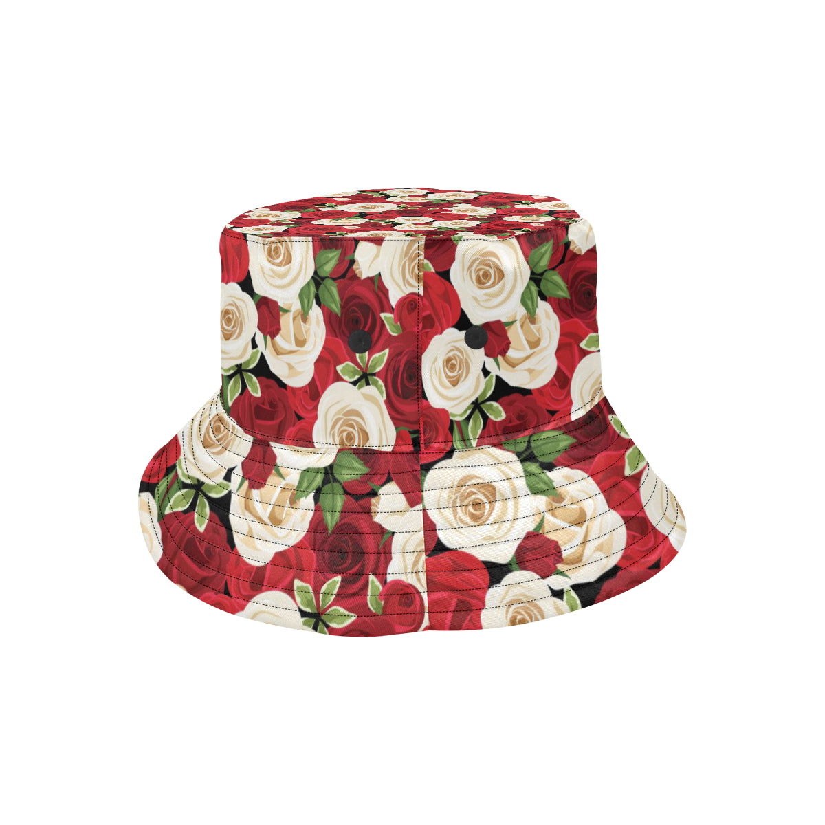 Rose Pattern Print Design RO06 Unisex Bucket Hat