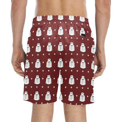 Shih Tzu Print Design LKS301 Men's Swim Trunks Beach Shorts