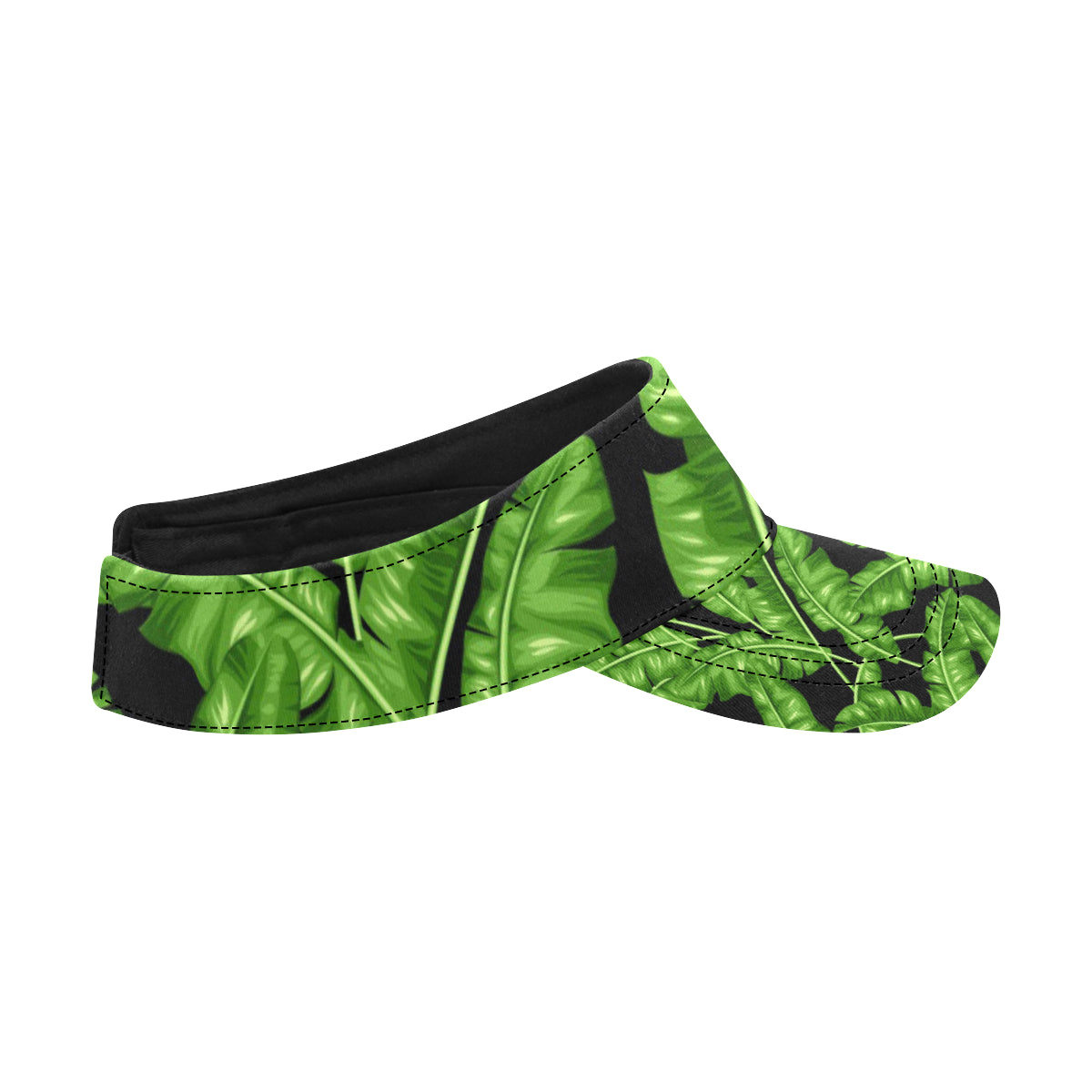 Banana Leaf Pattern Print Design BL01 Unisex Sun Visor