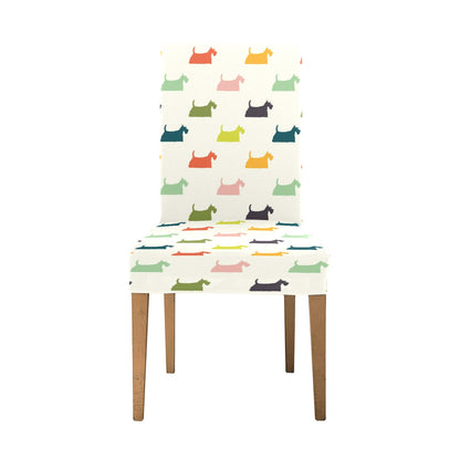 Scottish Terriers Print Design LKS305 Dining Chair Slipcover