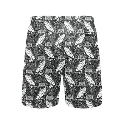 Tribal Pattern Print Design LKS308 Men's Swim Trunks Beach Shorts
