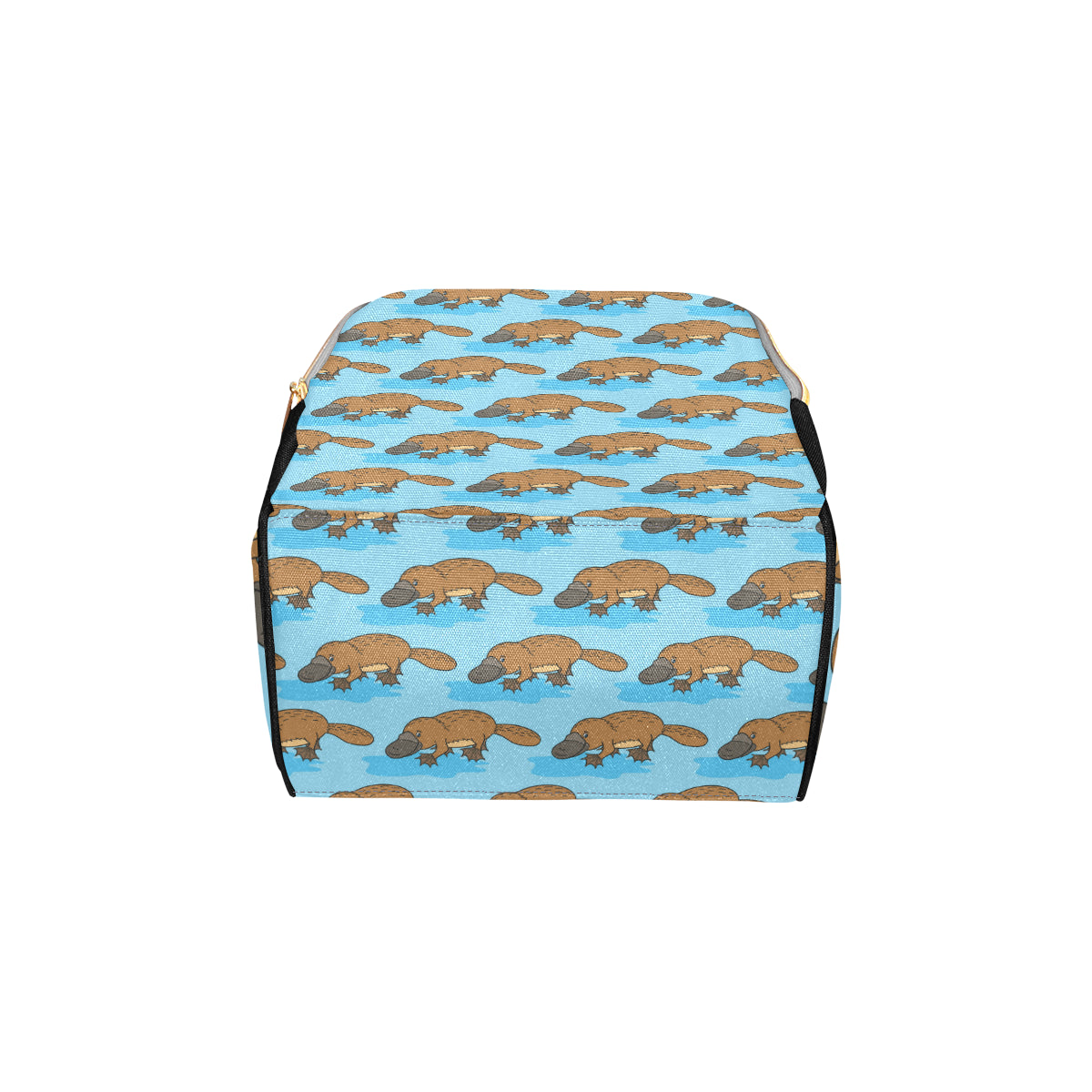 Platypus Pattern Print Design A02 Diaper Bag Backpack