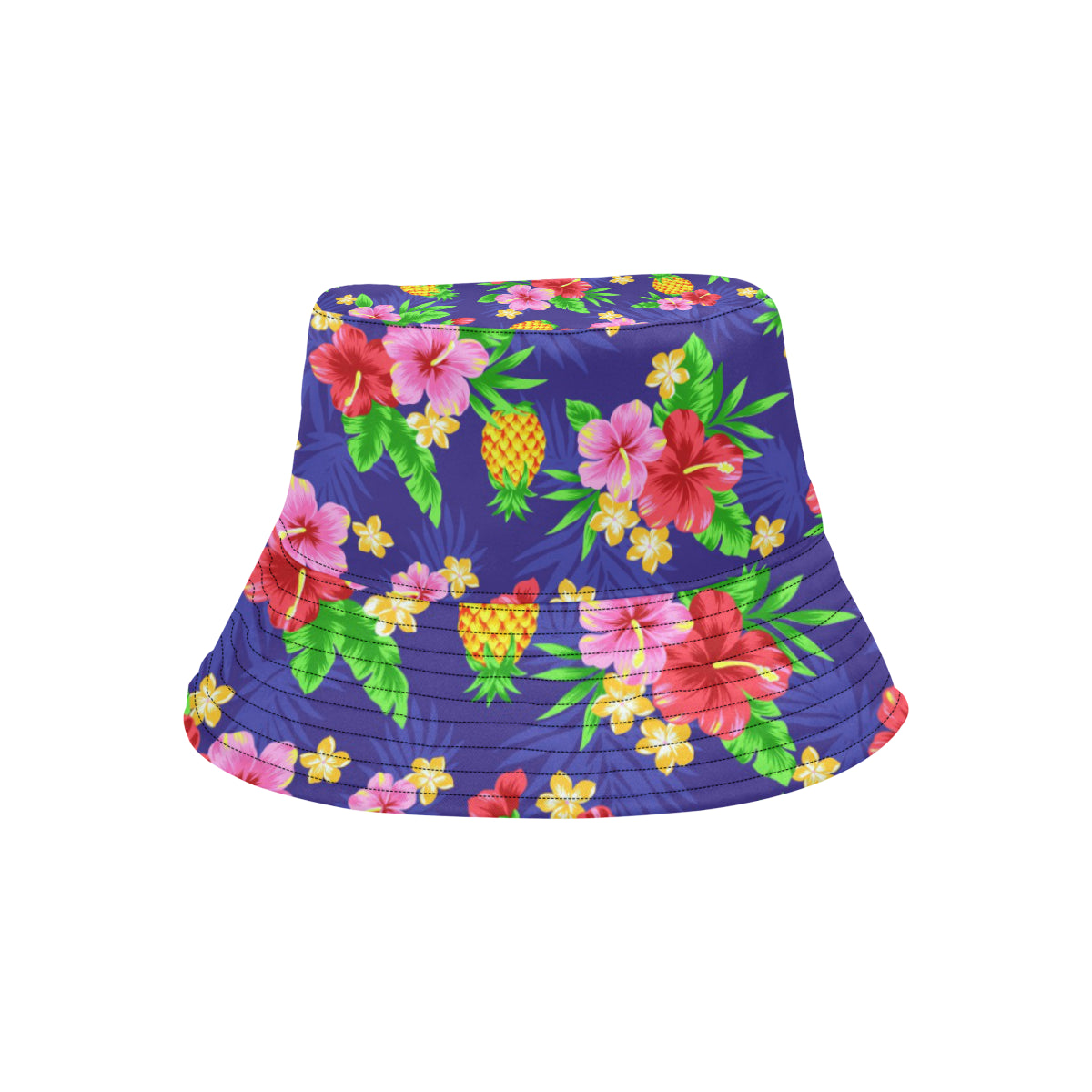 Hawaiian Themed Pattern Print Design H05 Unisex Bucket Hat