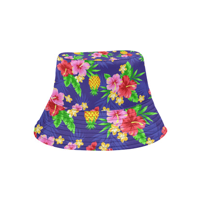 Hawaiian Themed Pattern Print Design H05 Unisex Bucket Hat