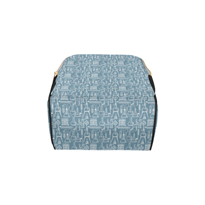 Chemical Pattern Print Design 05 Diaper Bag Backpack