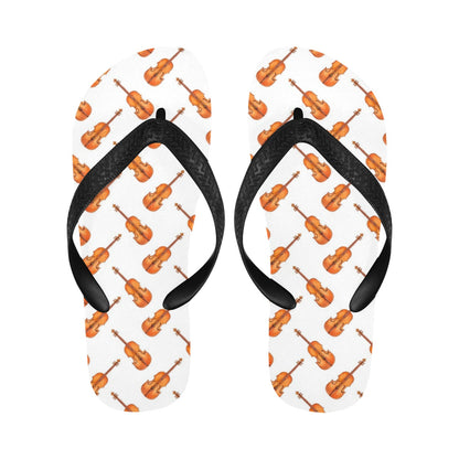 Violin Print Design LKS401 Flip Flops