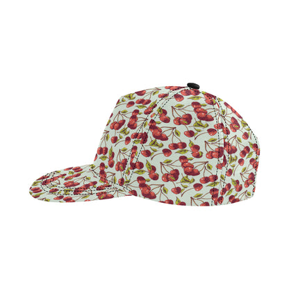 Cherry Hand Draw Snapback Cap
