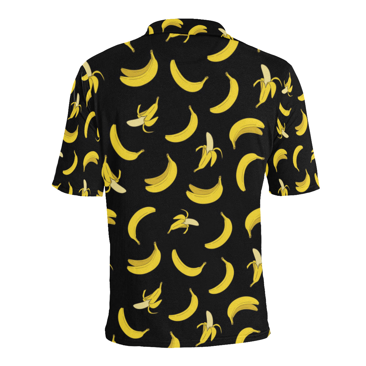 Banana Pattern Print Design BA05 Men Polo Shirt