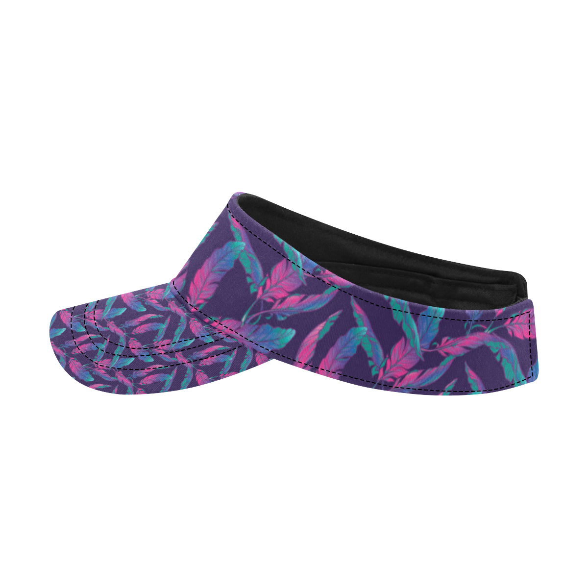 Banana Leaf Pattern Print Design 08 Unisex Sun Visor
