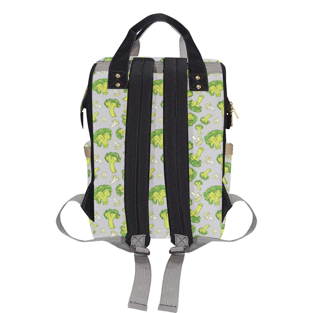 Broccoli Pattern Print Design 03 Diaper Bag Backpack