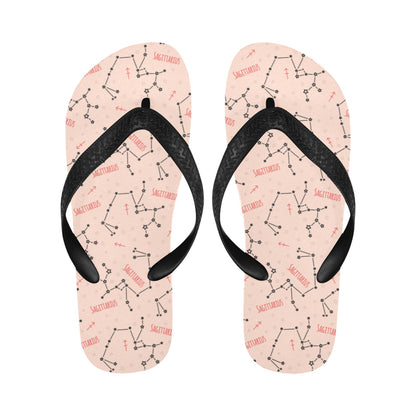 Sagittarius Star Print Design LKS302 Flip Flops