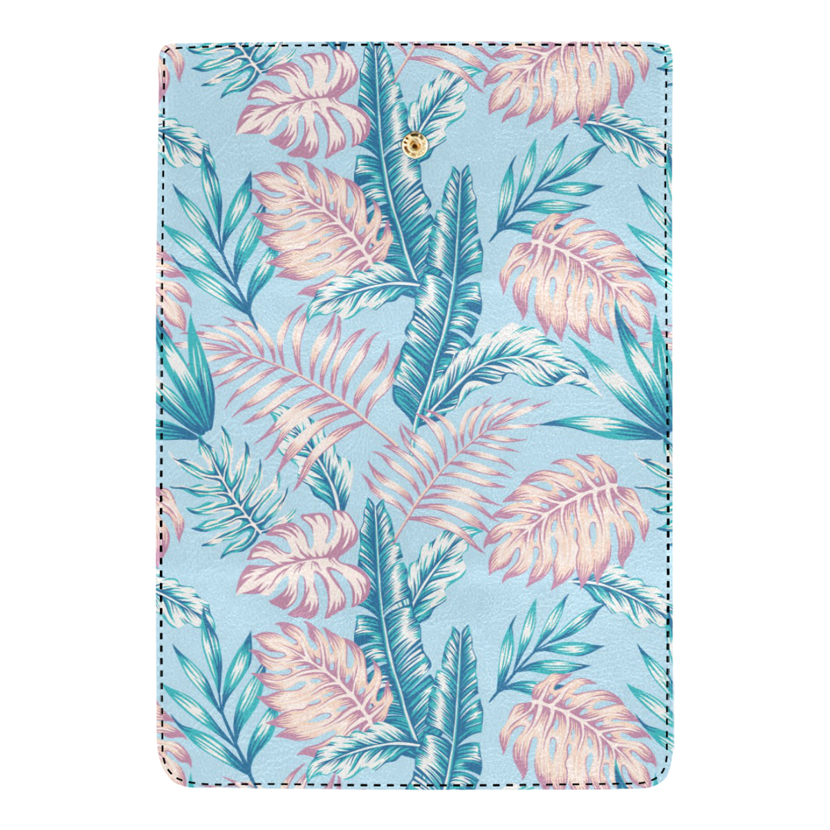 Tropical Flower Pattern Print Design TF01 Women's Trifold Wallet
