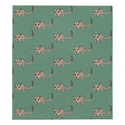 Sugar Glider Pattern Print Design 01 Premium Quilt