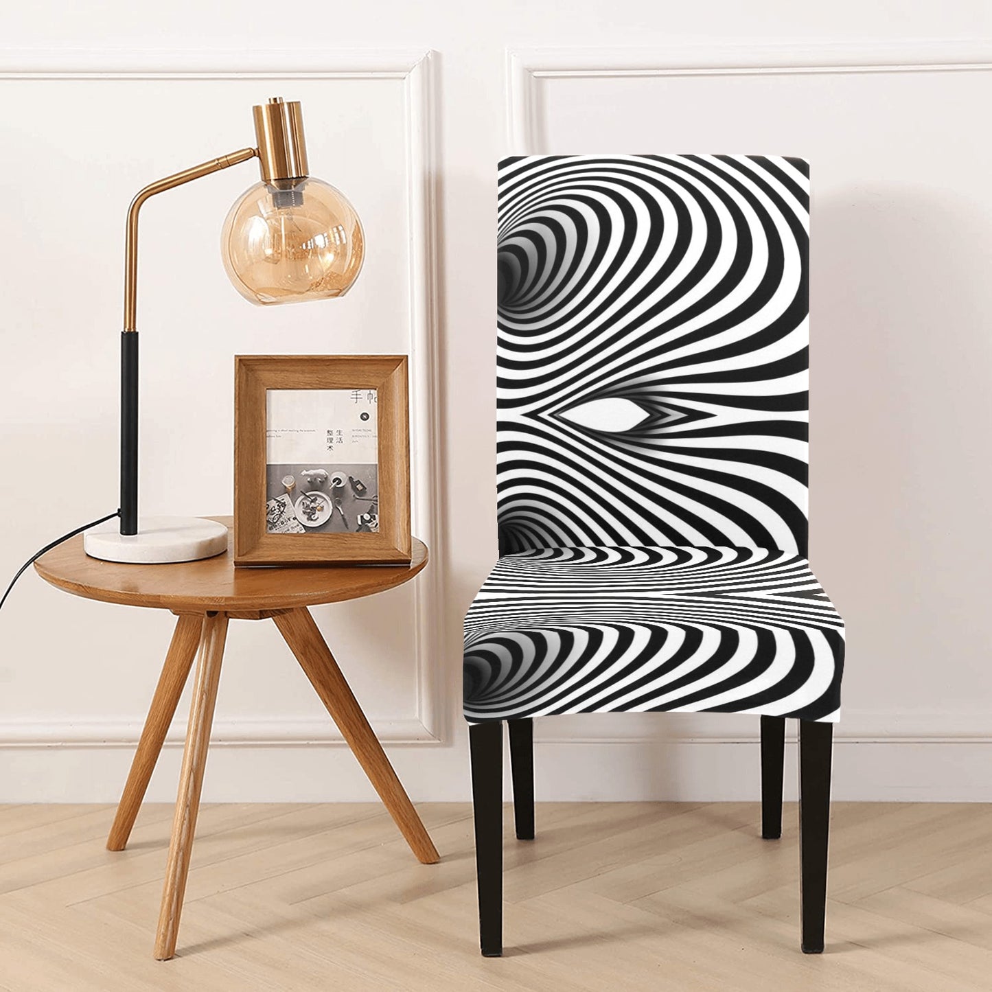 Vortex Print Design LKS303 Dining Chair Slipcover