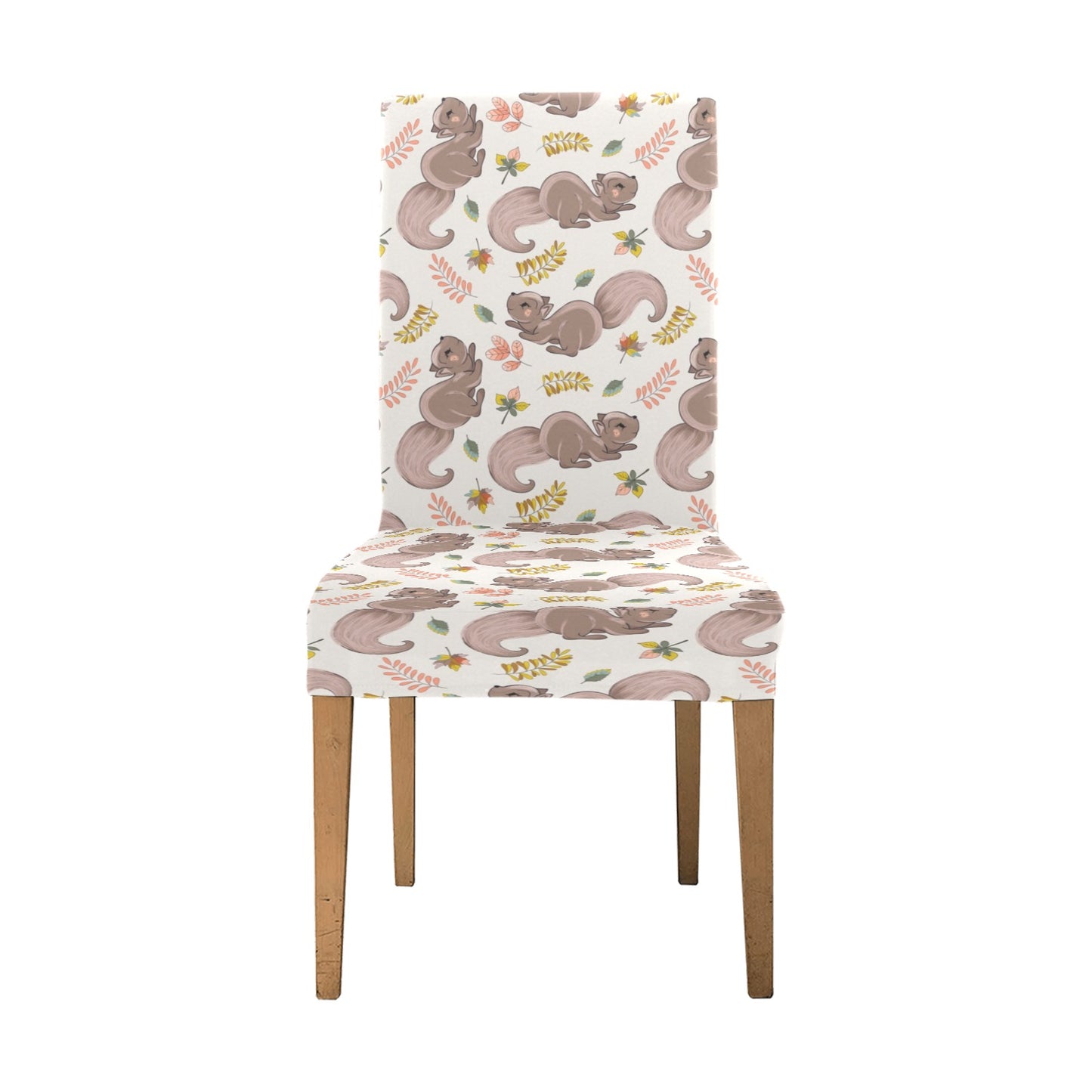 Squirrel Print Design LKS307 Dining Chair Slipcover