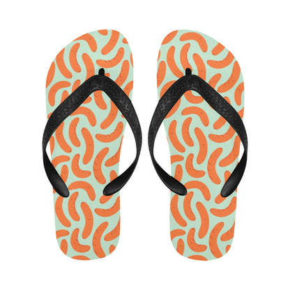 Sausage Print Design LKS304 Flip Flops