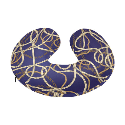 Rope Pattern Print Design A01 U-Shaped Travel Neck Pillow