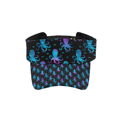 Octopus Blue Design Print Themed Unisex Sun Visor