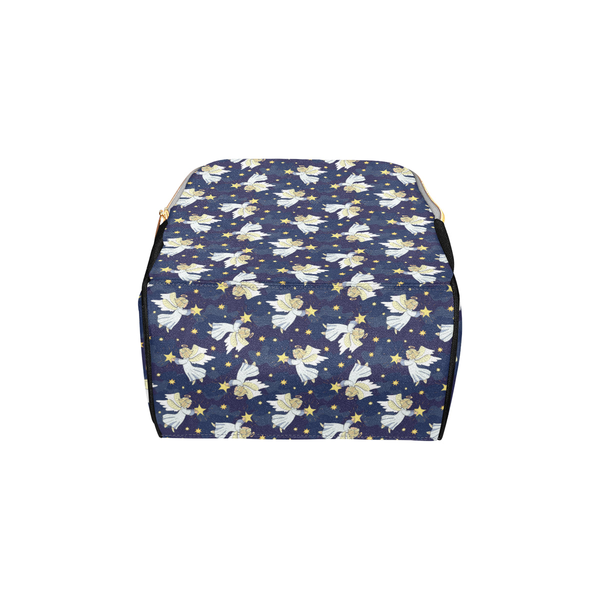 Angel Pattern Print Design 06 Diaper Bag Backpack