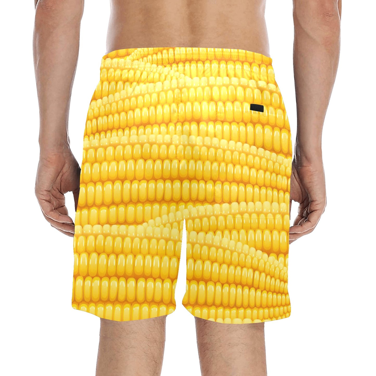Agricultural Corn cob Pattern Men's Swim Trunks Beach Shorts