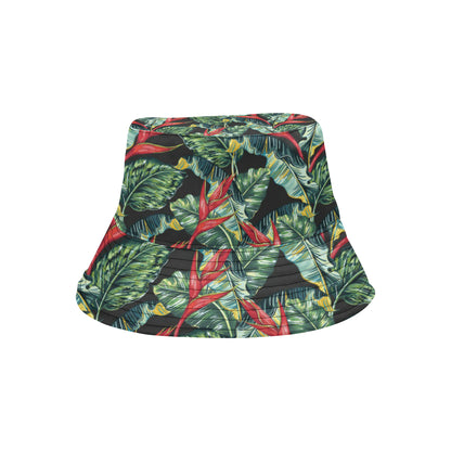 Bird Of Paradise Pattern Print Design BOP06 Unisex Bucket Hat