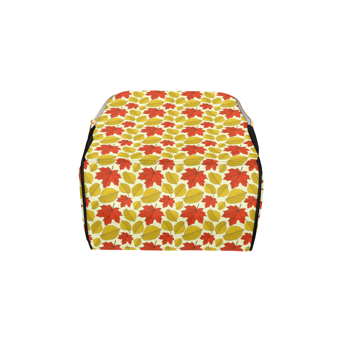 Elm Maple Leave Print Pattern Diaper Bag Backpack