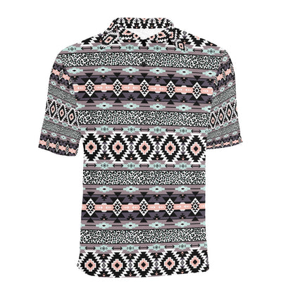 Safari Pattern Print Design LKS302 Men Polo Shirt